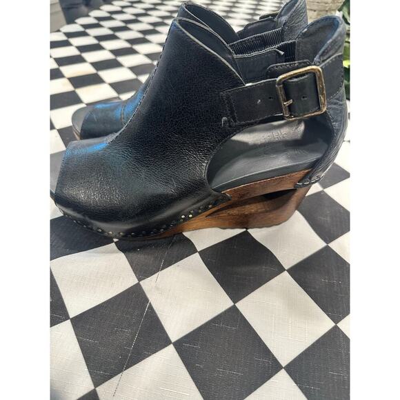 Dansko Sable Black tumbled Calf heel leather handmade size 40 women’s - Picture 1 of 8